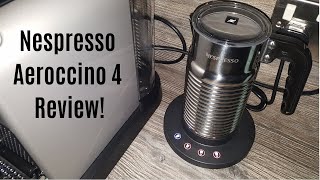 Nespresso Aeroccino 4 Milk Frother Review  Worth upgrading from the Aeroccino 3 [upl. by Eitsirk623]