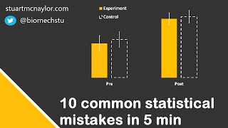 Ten Statistical Mistakes in 5 Min [upl. by Akirdnahs655]