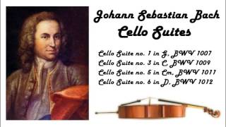 Johann Sebastian Bach  Cello suites in 432 Hz great for reading or studying [upl. by Wiebmer]