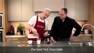 How to make a hot chocolate using an aerolatte milk frother [upl. by Schechter]