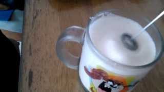 Aerolatte Review Frothing Cold Milk In Under 1 Minute [upl. by Maroj]